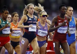 Águeda Marqués, durante la semifinal del pasado jueves.