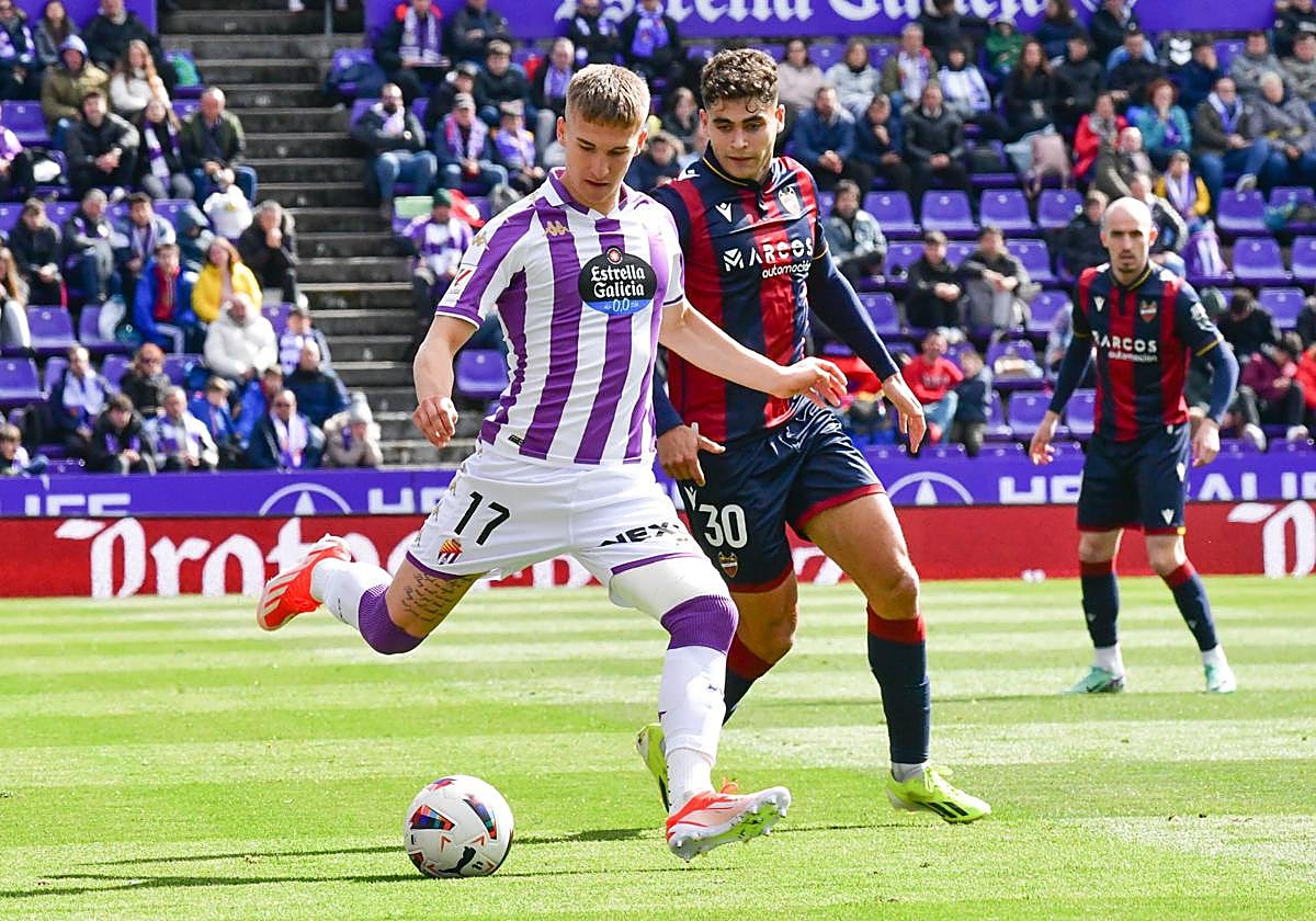 Biuk, durante un partido de Liga en la pasada temporada.