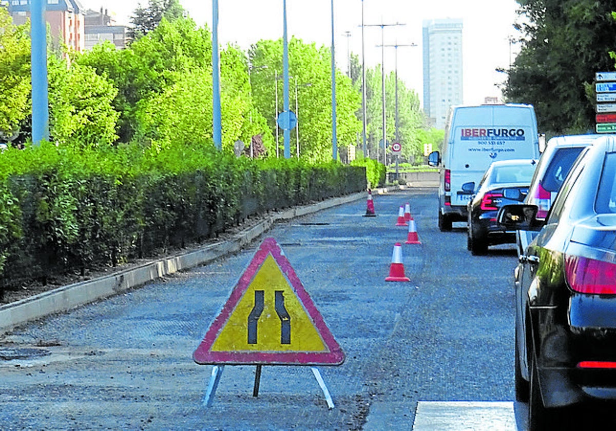 Las obras en la Avenida Salamanca afectarán a un sentido de la circulación