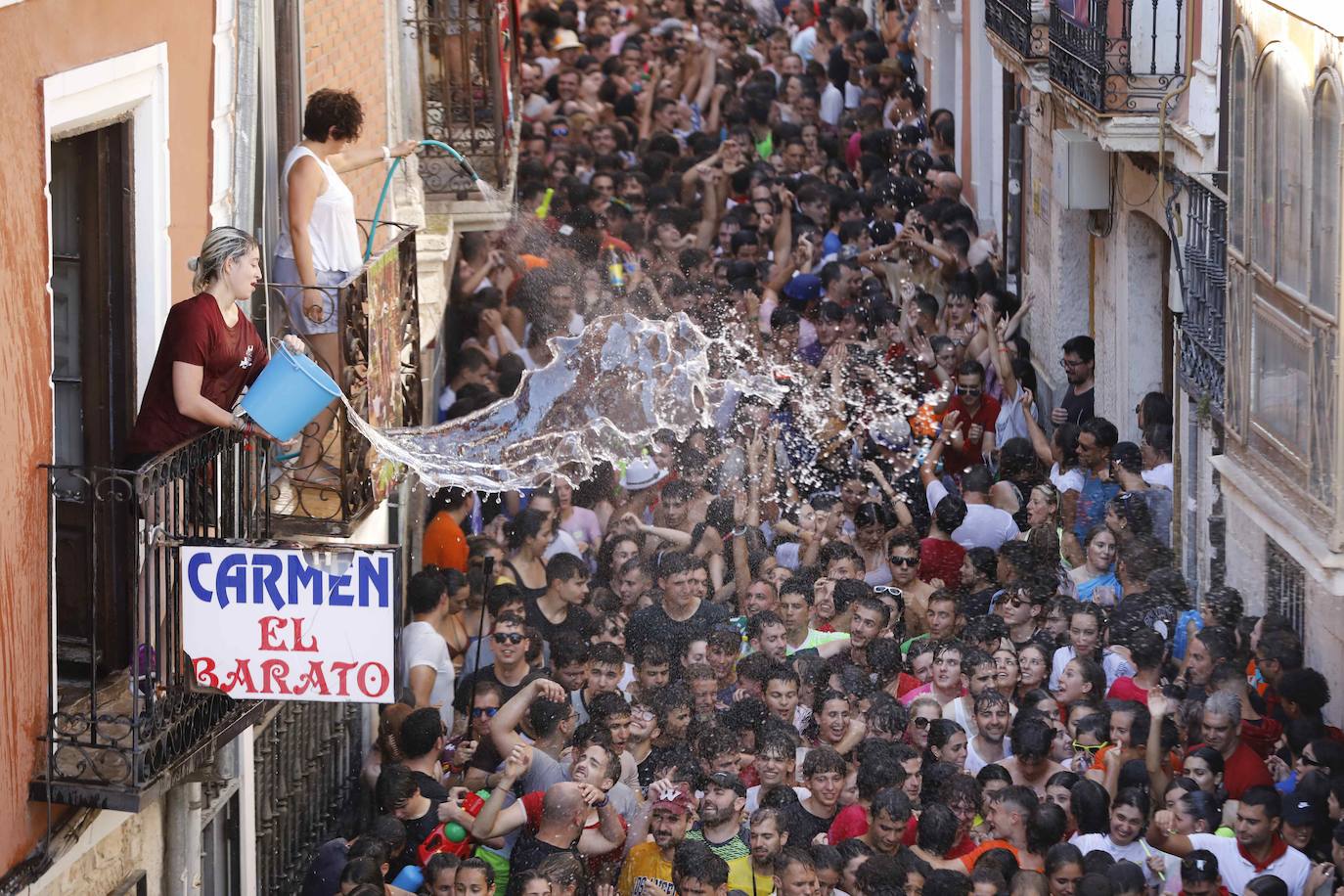 Celebración del chúndara, durante las fiestas de 2023 en Peñafiel.