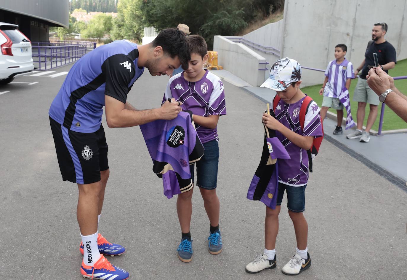 Imágenes del entrenamiento del Real Valladolid