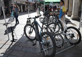 Exposición de bicis en la Calle Mayor, en una pasada edición de la feria.