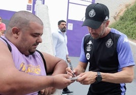 El entrenamiento a puerta abierta del Real Valladolid, en imágenes