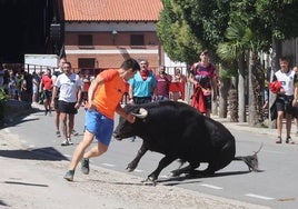 El encierro del Toro de la Bazanca, en imágenes