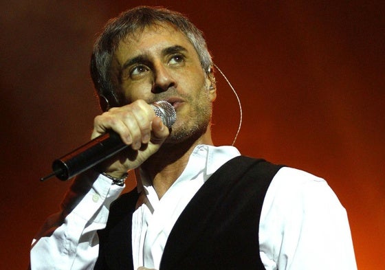 Sergio Dalma, durante un concierto.