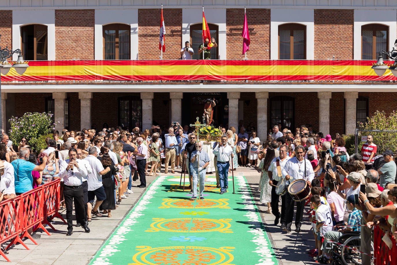 La procesión de Viana de Cega en imágenes