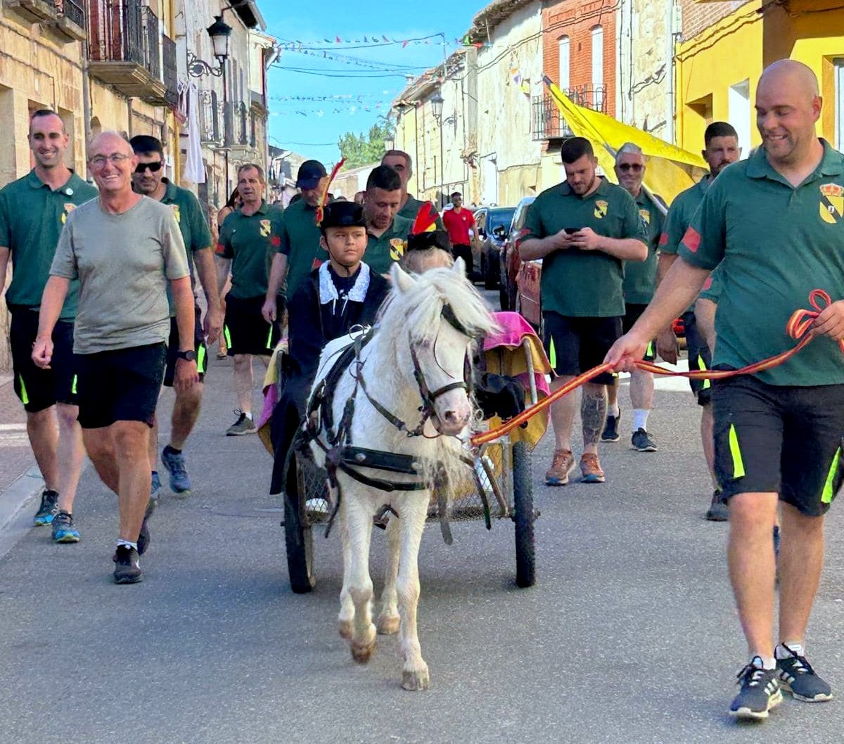 Procesión en honor a San Roque en Torquemada