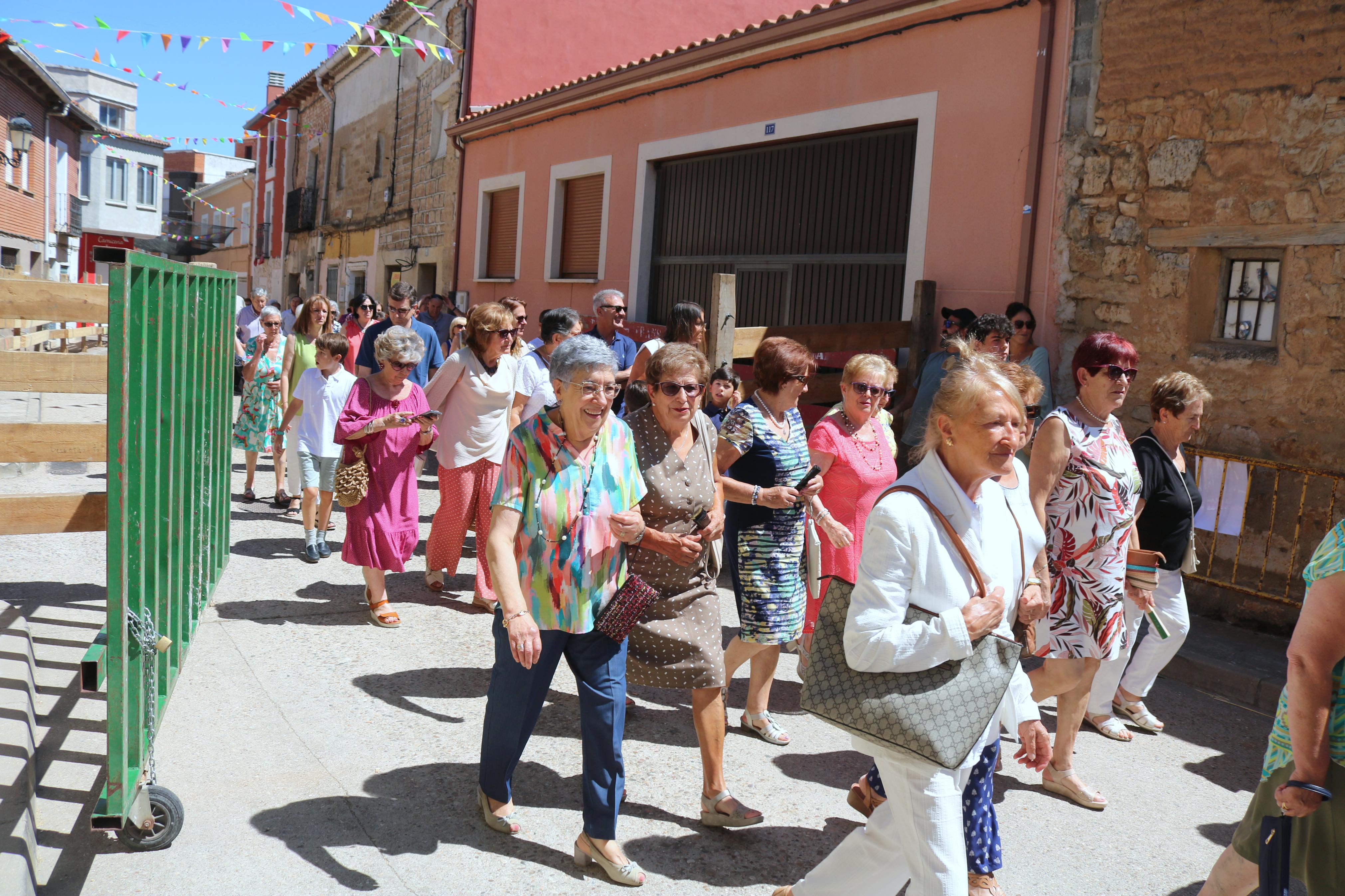 Procesión en honor a San Roque en Torquemada