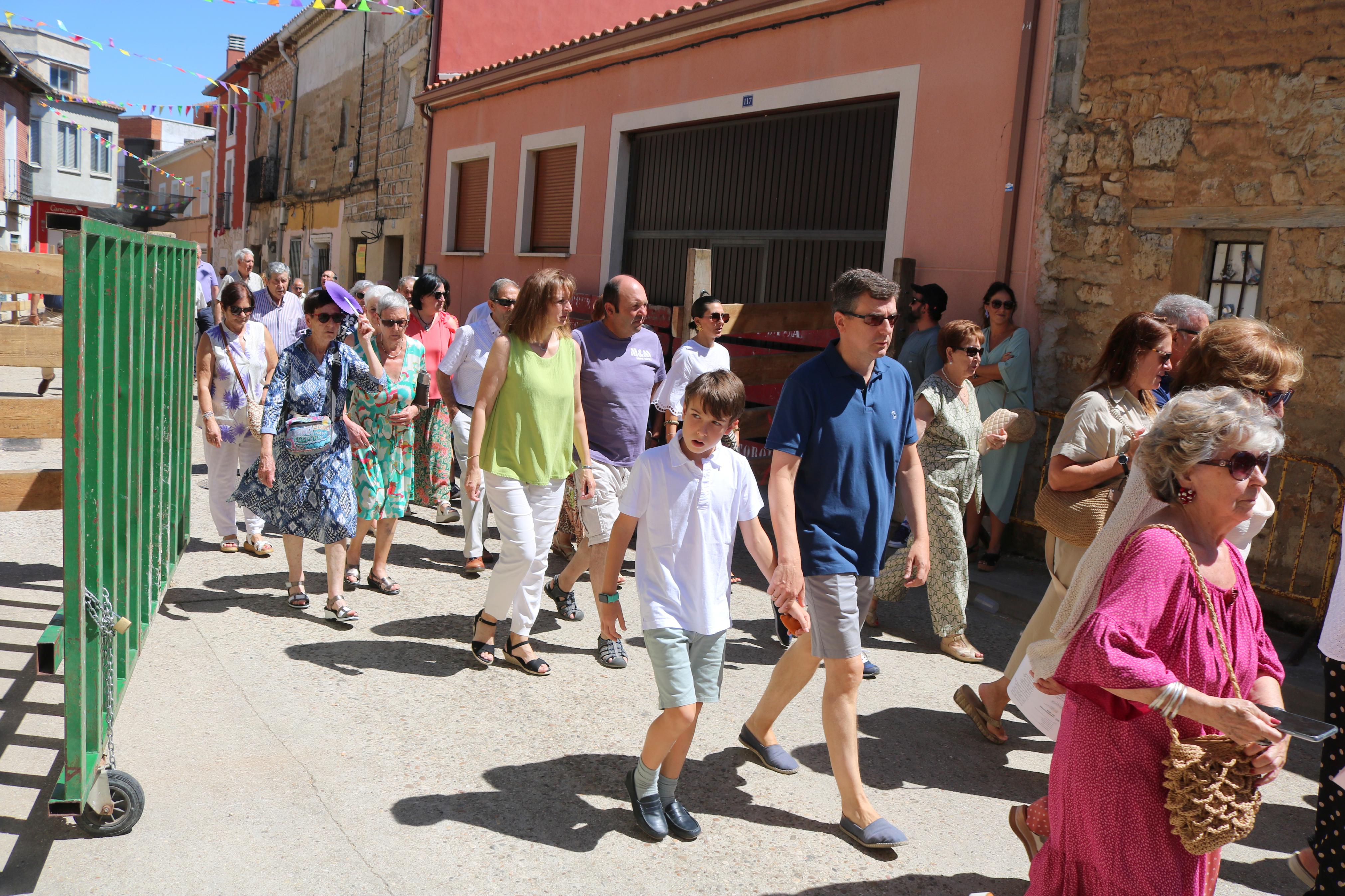 Procesión en honor a San Roque en Torquemada