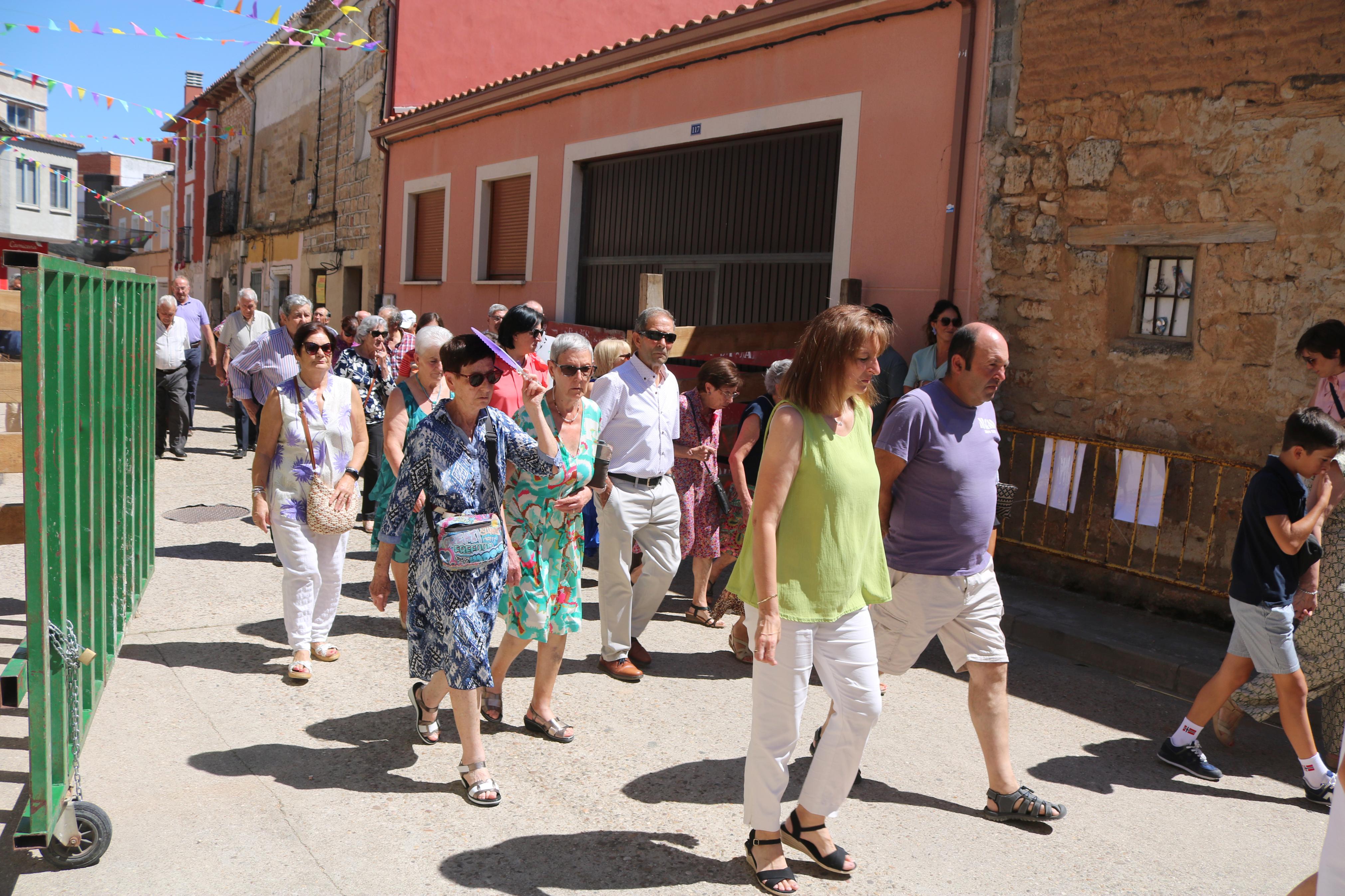 Procesión en honor a San Roque en Torquemada