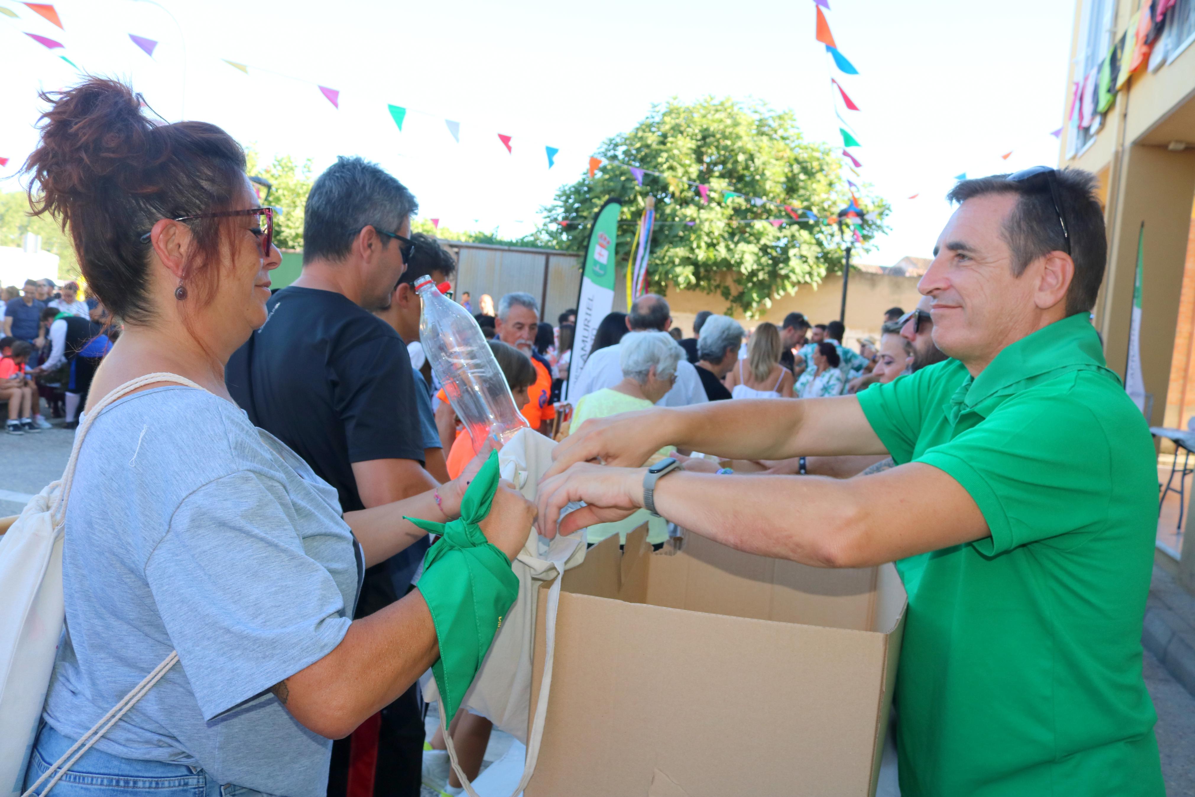 Villamuriel de Cerrato celebra San Roque con pan, queso y vino