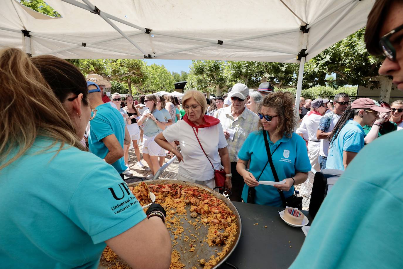 Paellada de fiestas en Tudela de Duero