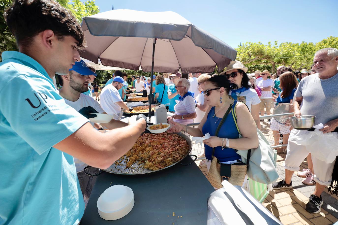 Paellada de fiestas en Tudela de Duero