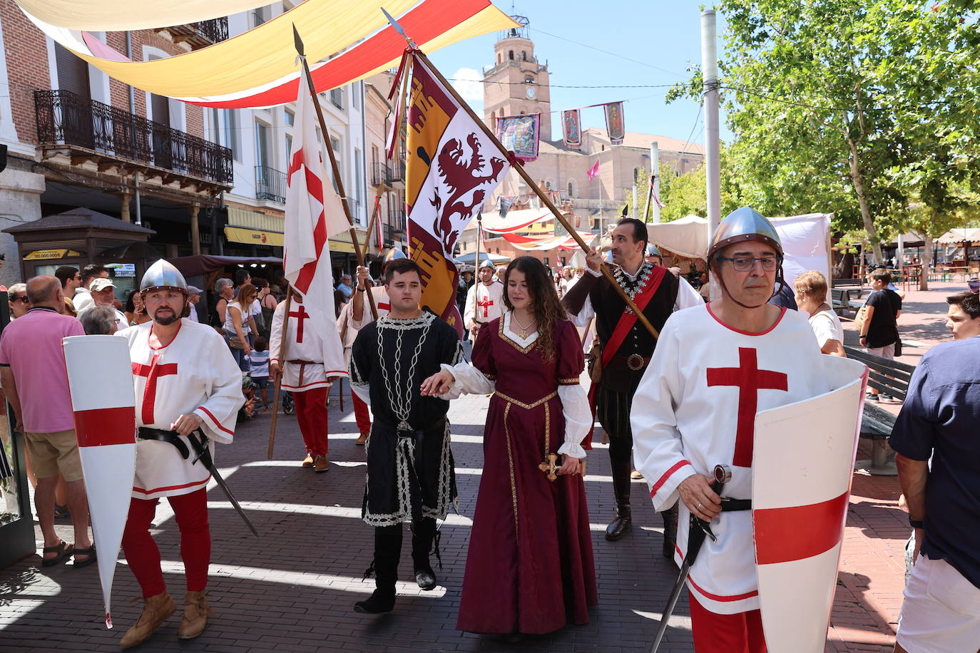 Imágenes de la recreación renacentista de Medina del Campo