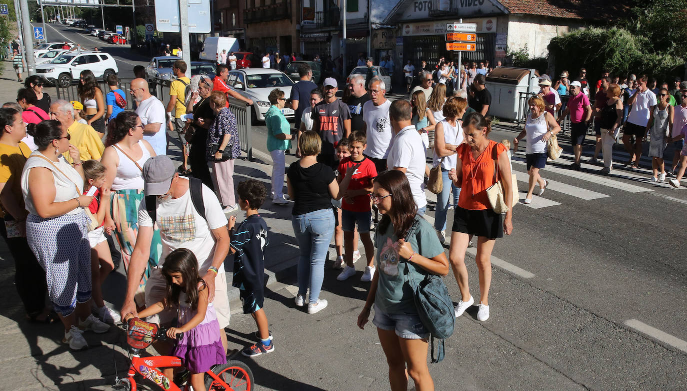 Fotos de la protesta en la travesía de San Rafael