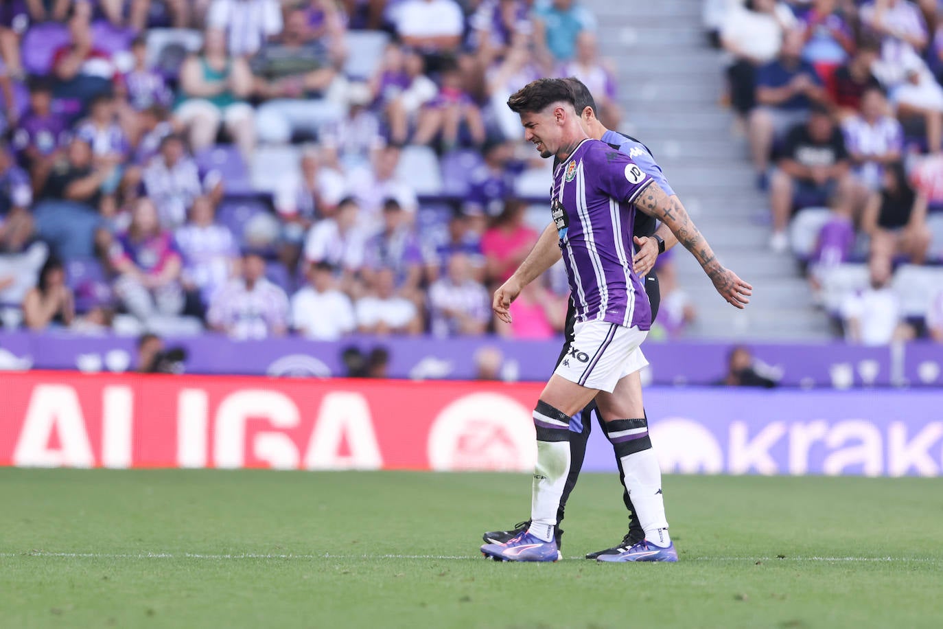 La victoria del Real Valladolid en su regreso a Primera, en imágenes