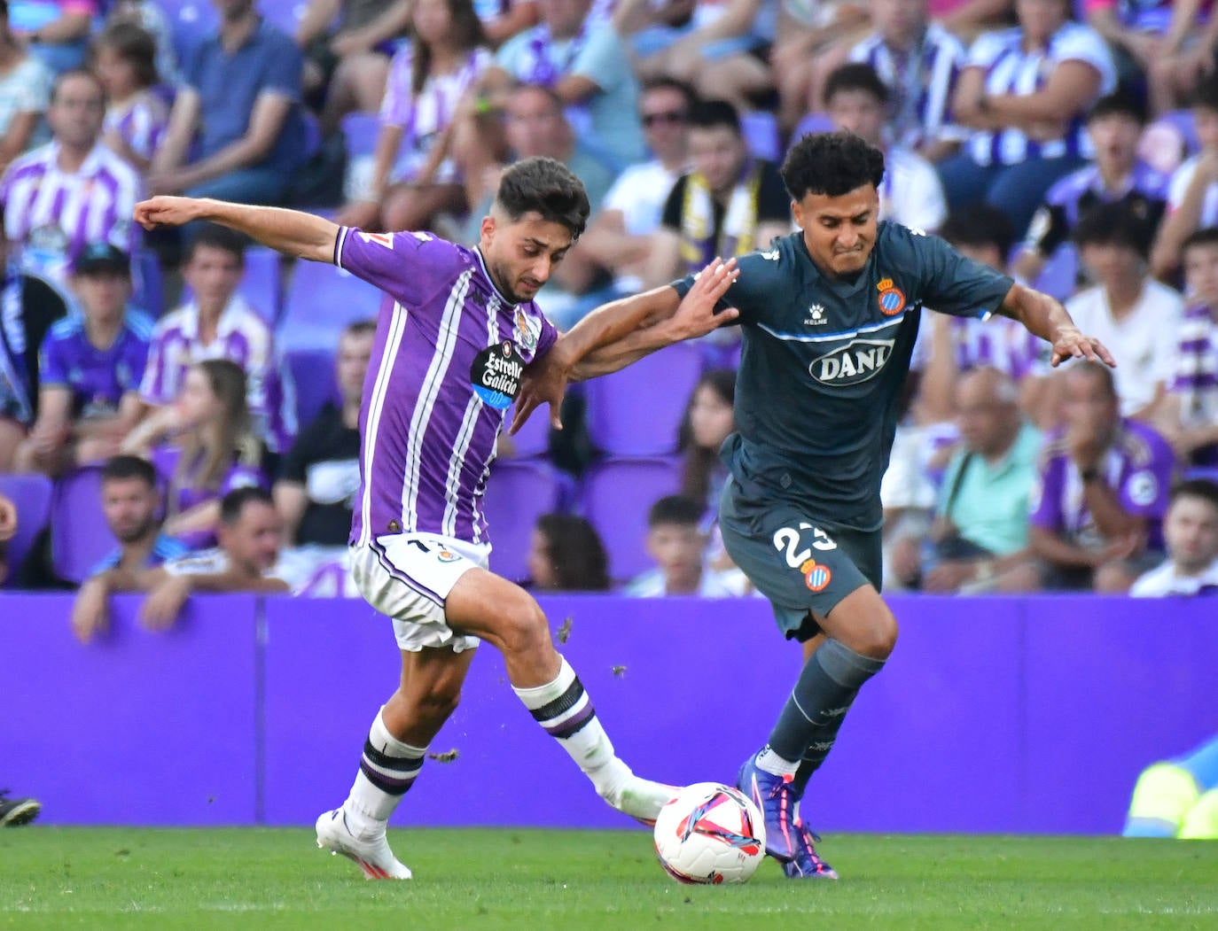 La victoria del Real Valladolid en su regreso a Primera, en imágenes