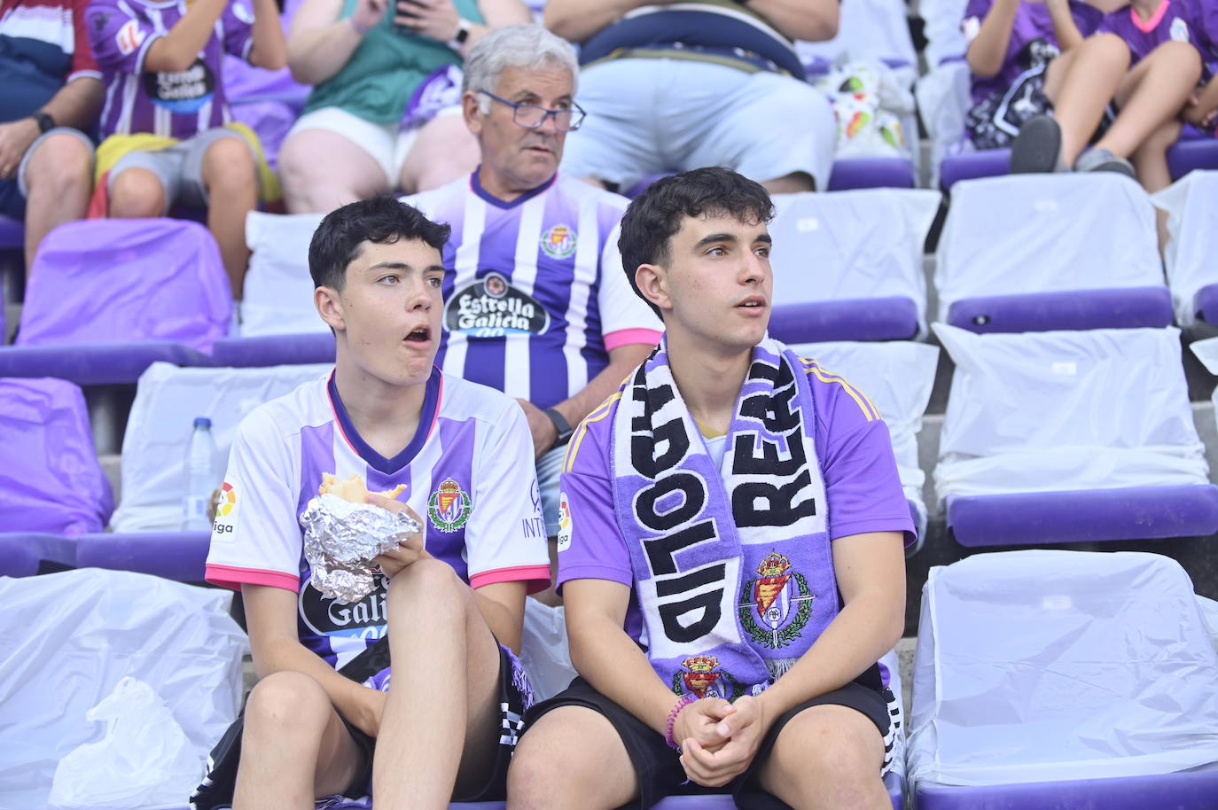 Búscate en la grada del estadio José Zorrilla (1/4)