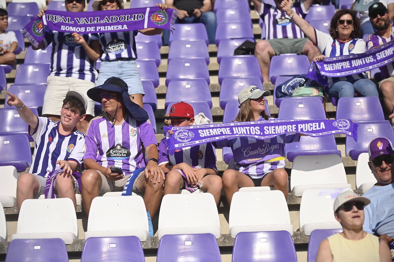 Búscate en la grada del estadio José Zorrilla