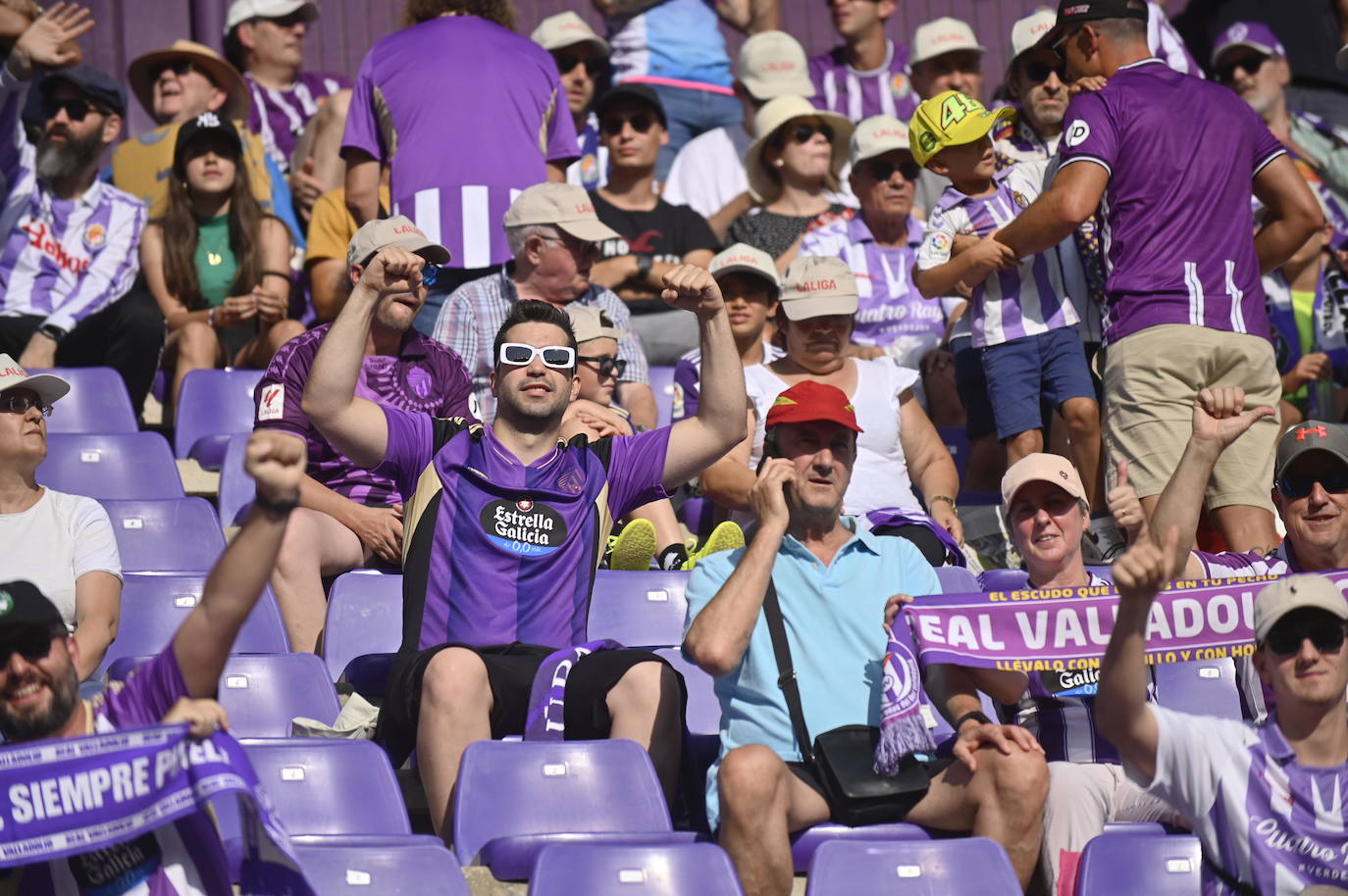 Búscate en la grada del estadio José Zorrilla