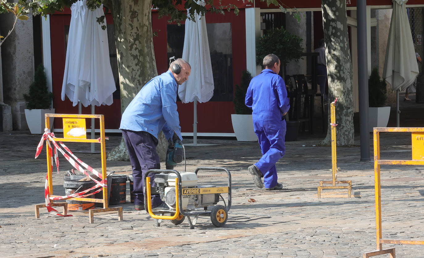 Palencia prepara los escenarios de San Antolín