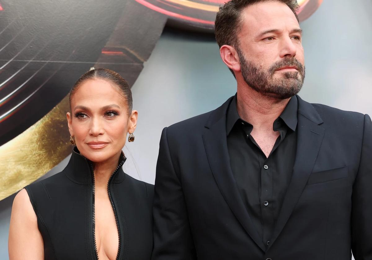 Jennifer Lopez y Ben Affleck cuando todavía eran pareja.