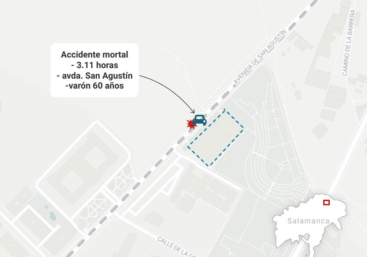 Muere tras chocar contra un árbol y echar su coche a arder en Salamanca