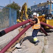 Reanudan las obras en el polígono Argales tras un parón de más de tres meses