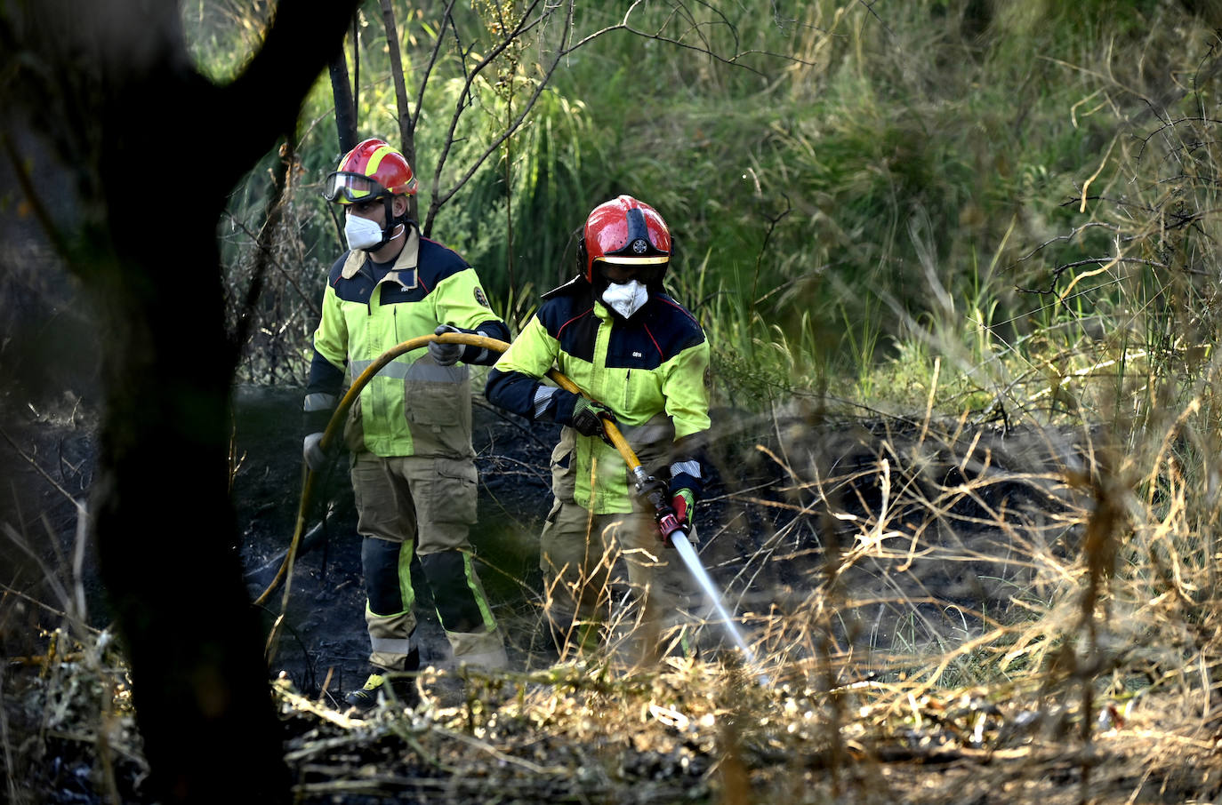 Los Bomberos sofocan dos incendios este viernes en Valladolid