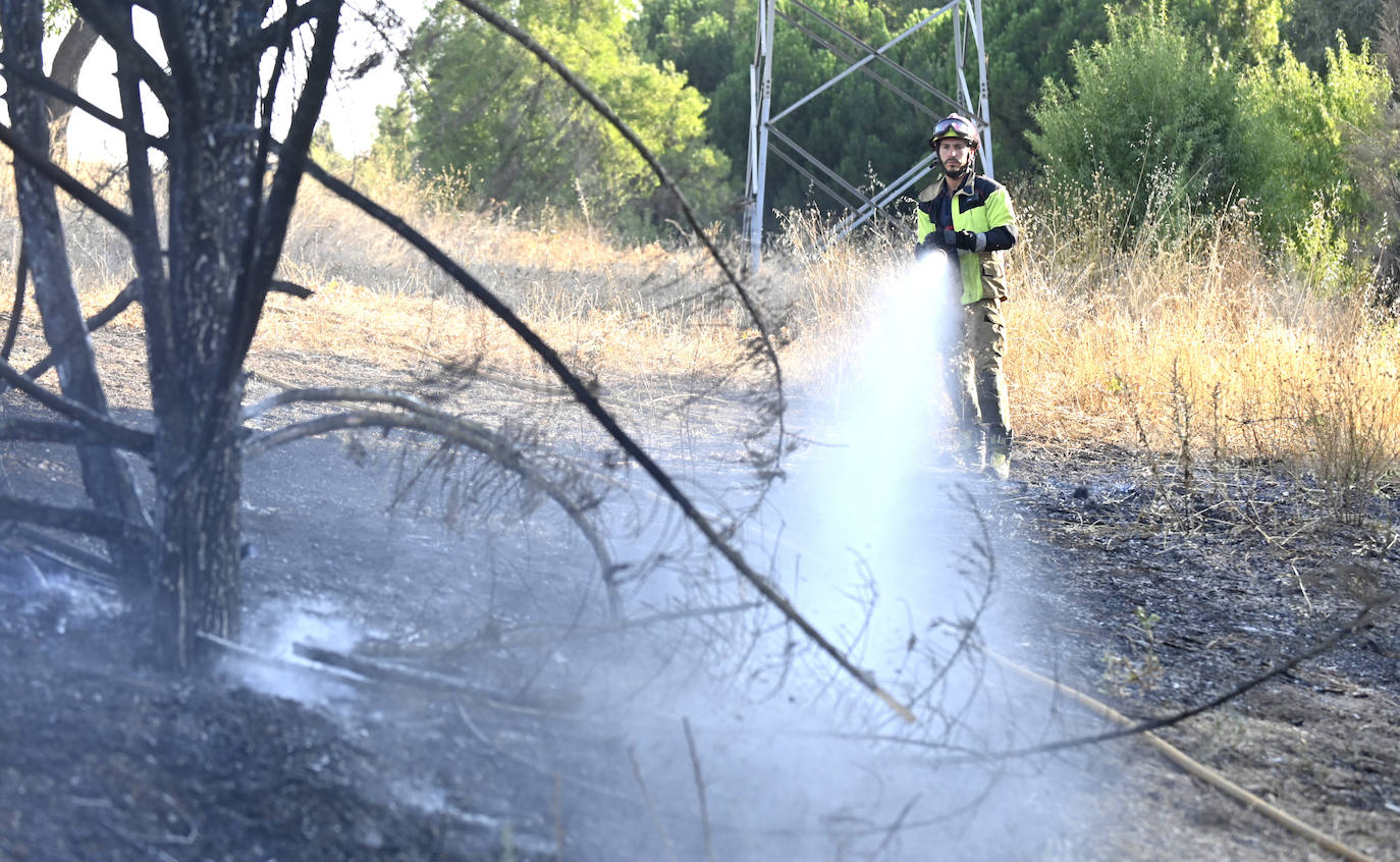 Los Bomberos sofocan dos incendios este viernes en Valladolid