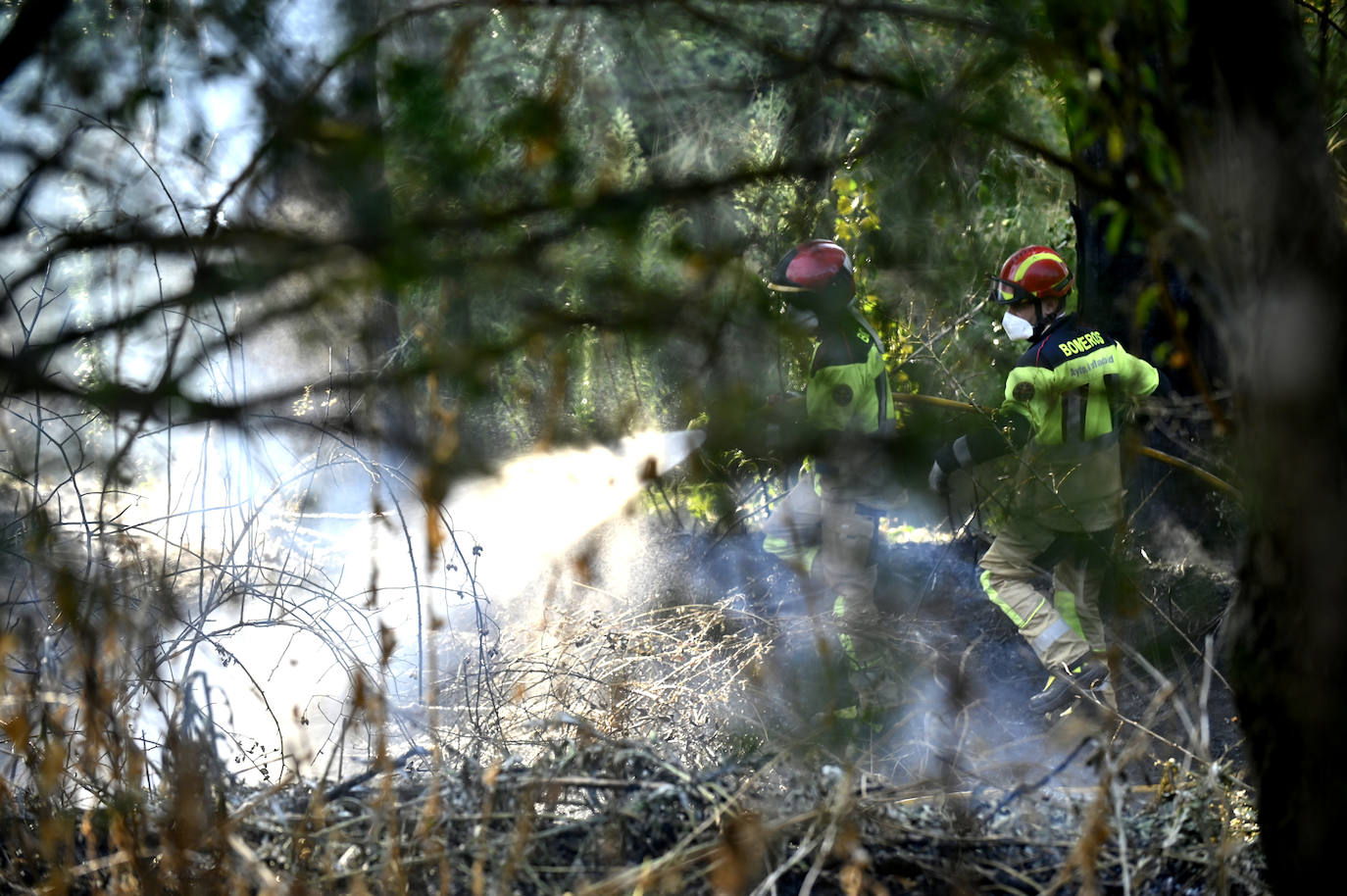 Los Bomberos sofocan dos incendios este viernes en Valladolid