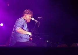 Pablo López durante su concierto en Medina del Campo