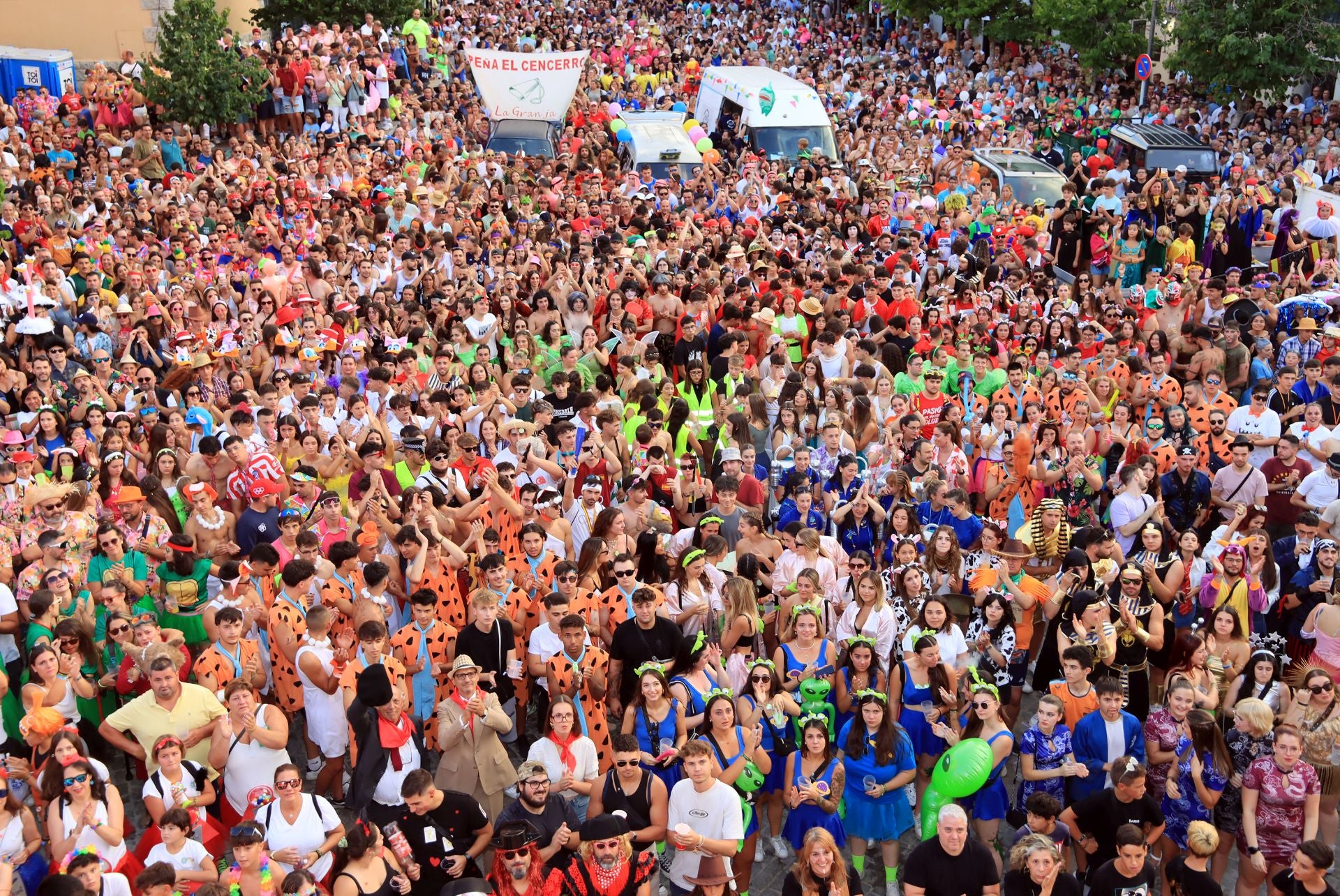 Fotos del inicio de las fiestas en el Real Sitio de San Ildefonso