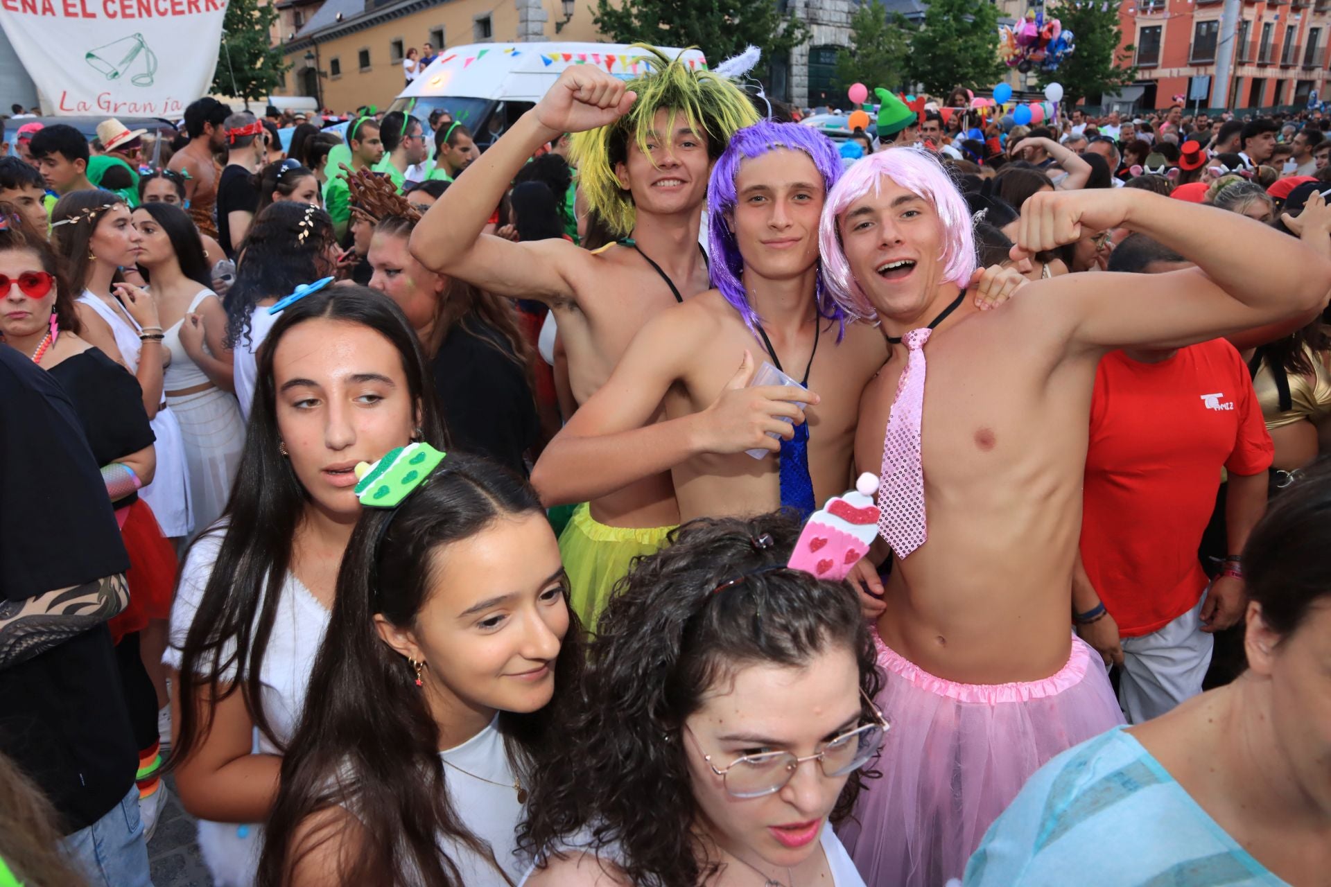 Fotos del inicio de las fiestas en el Real Sitio de San Ildefonso