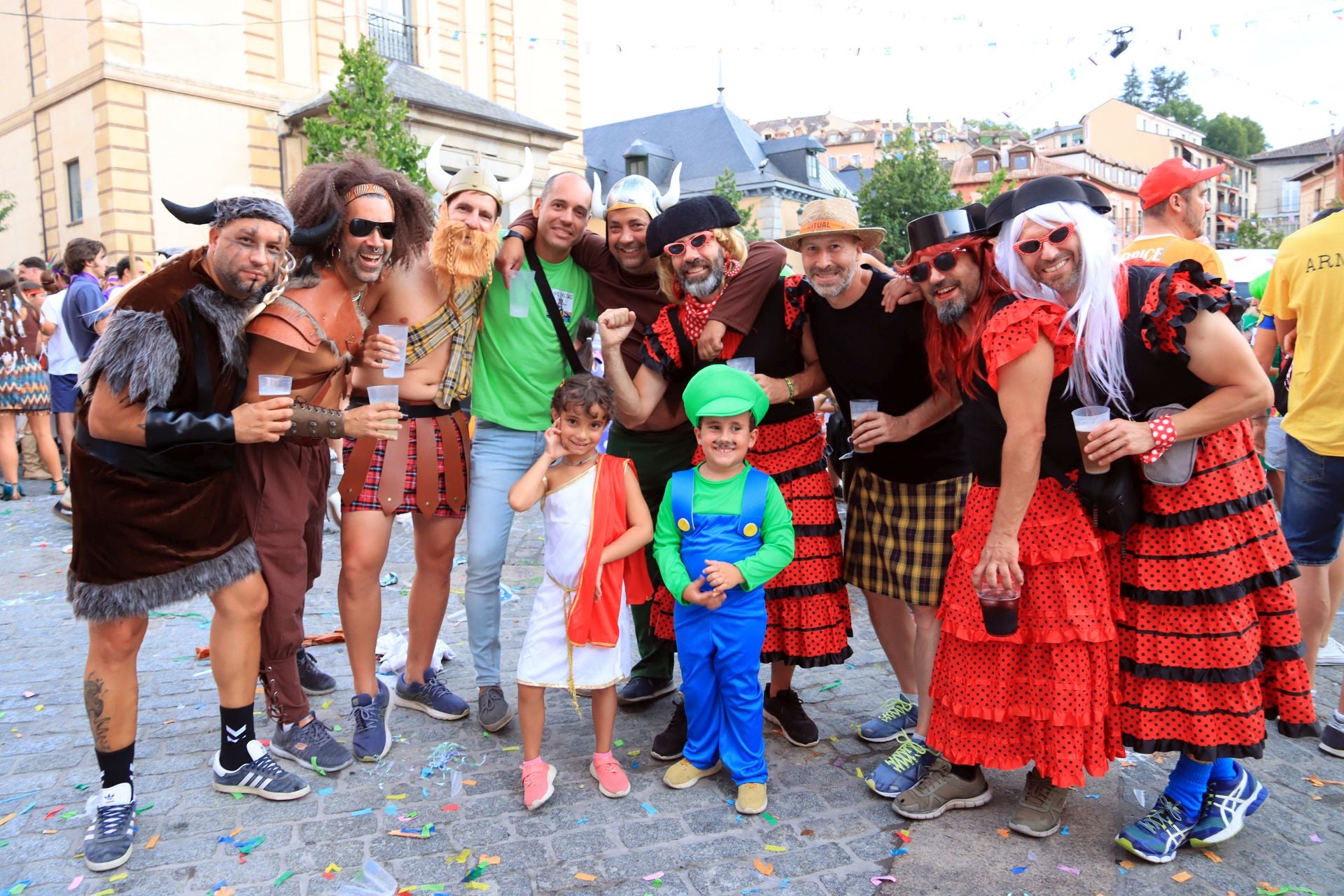 Fotos del inicio de las fiestas en el Real Sitio de San Ildefonso