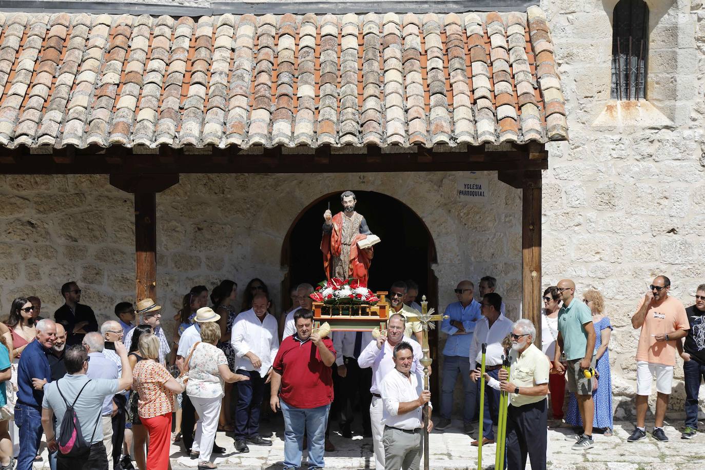 Procesión de San Bartolomé en Fompedraza