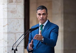 El presidente del Gobierno, Pedro Sánchez.