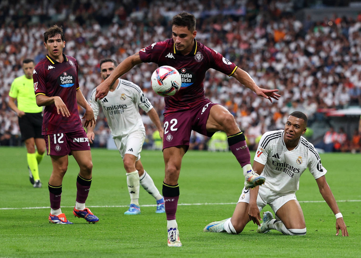 Las imágenes del partido entre el Real Madrid y el Real Valladolid