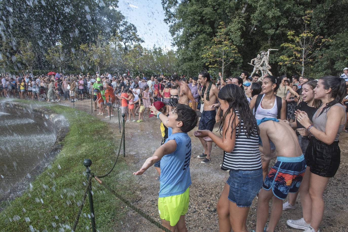 Así corren las fuentes: las mejores fotos