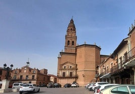 Vista de la localidad de Alaejos.