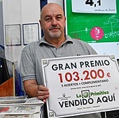 El lotero que repartió 100.000 euros de la Primitiva: «Es la primera vez en 40 años»