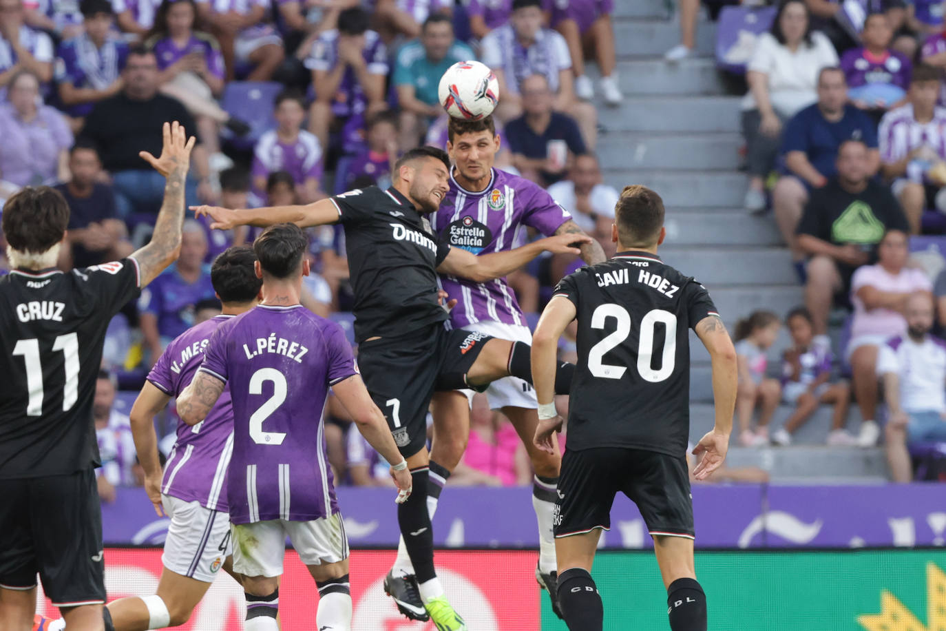 El empate del Real Valladolid ante el Leganés en Zorrilla, en imágenes