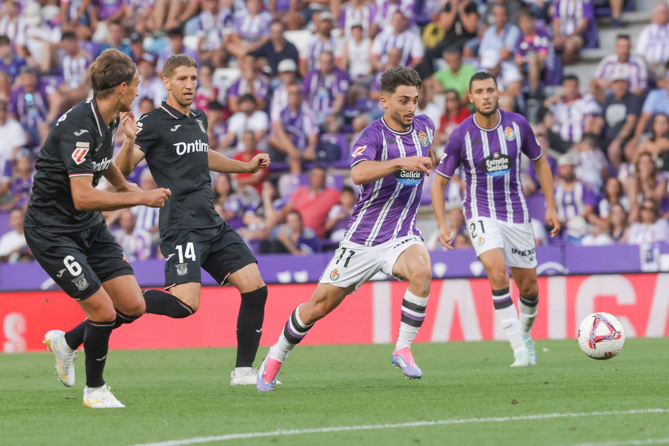 El empate del Real Valladolid ante el Leganés en Zorrilla, en imágenes