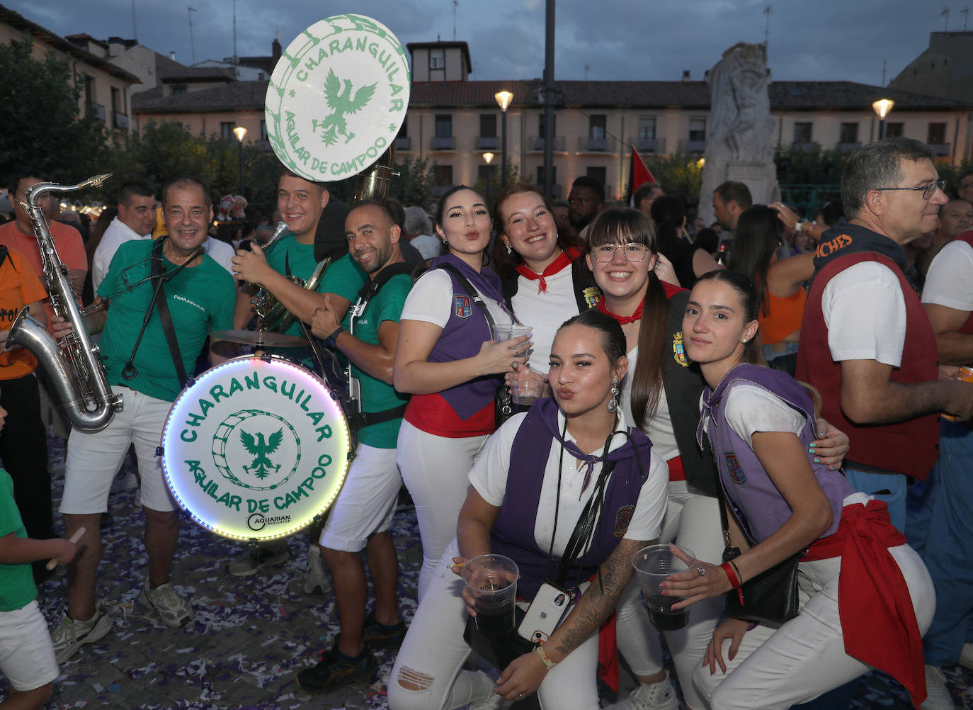 Palencia enciende el cohetón festivo