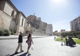 Panorámica de la plaza de Portugalete