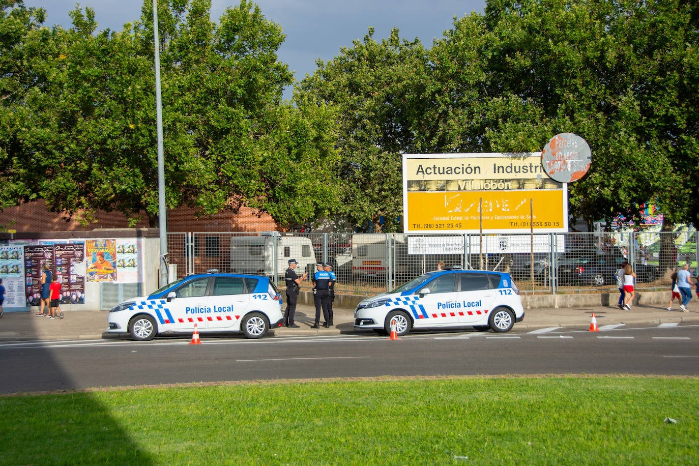 La presencia policial se refuerza en el recinto ferial