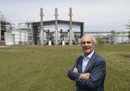 El CEO de Vertex, Antonio Vallespir de Gregorio, en la planta de Babilafuente