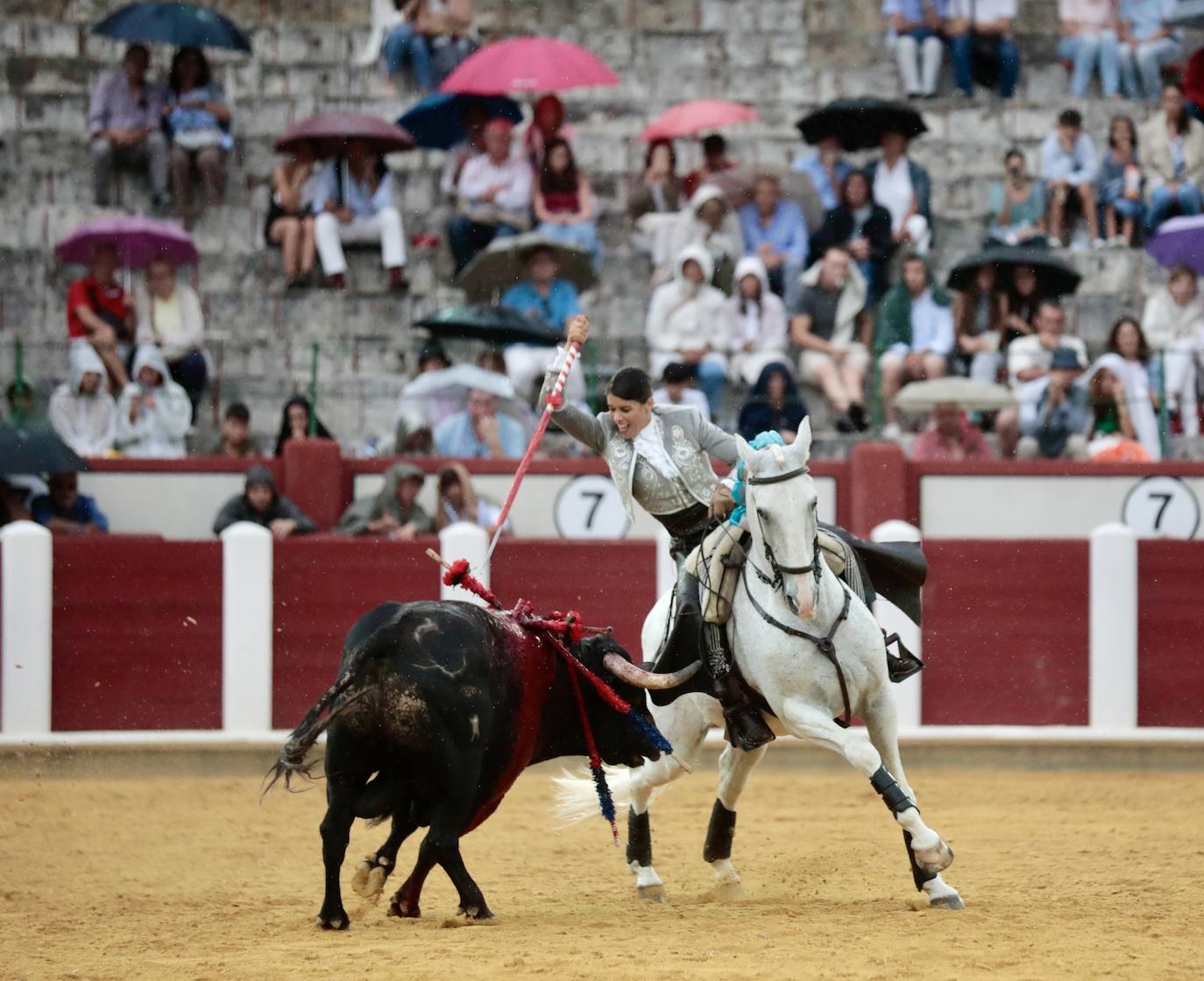 La corrida de Rejones de las Fiestas de Valladolid, en imágenes