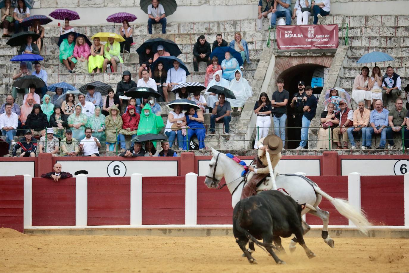 La corrida de Rejones de las Fiestas de Valladolid, en imágenes