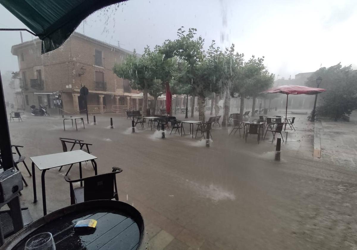 Así ha sido la terrible tormenta de Astudillo